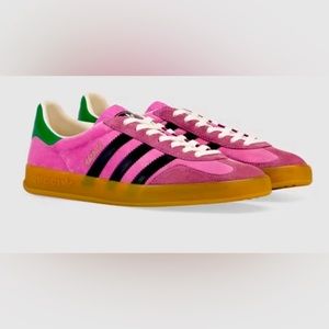 Adidas Gucci Gazelle Pink Sneakers
